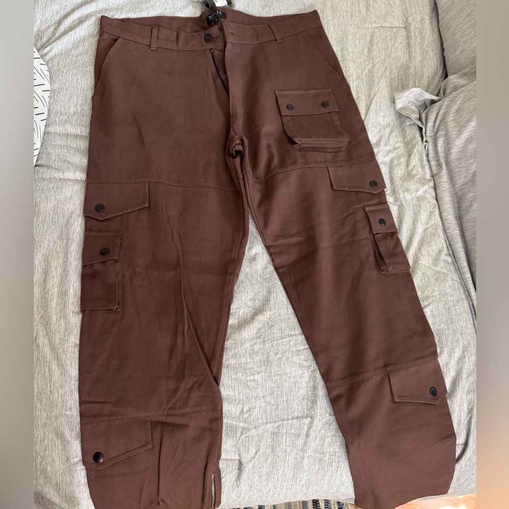 Men's chocolate Brown Cargo Pants